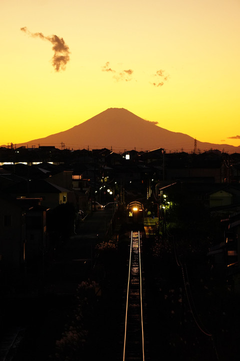 久留里線富士山リベンジ