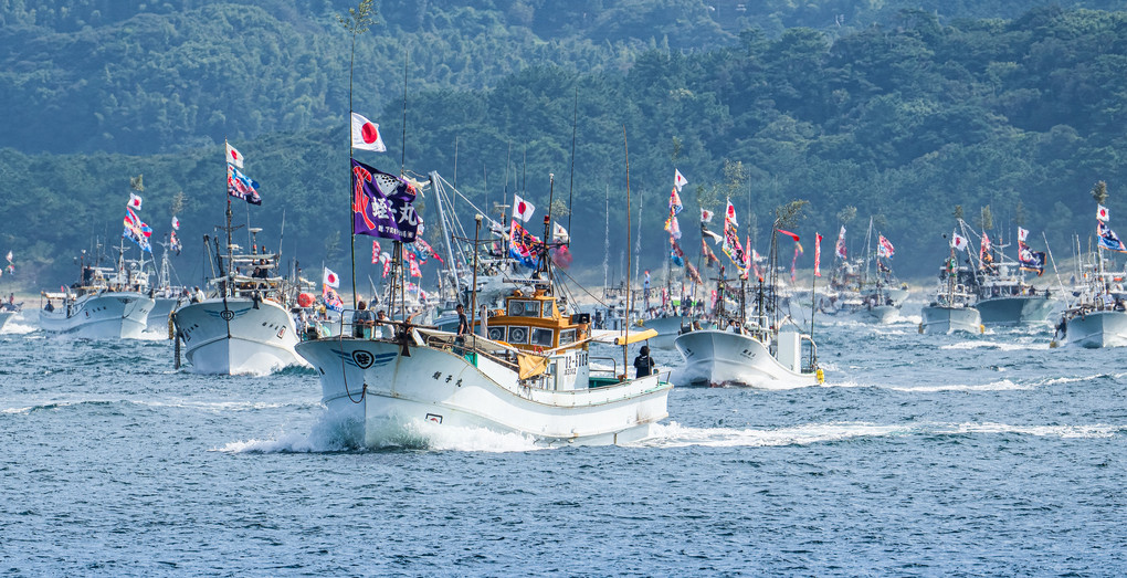 神様を島から本土へお連れする日