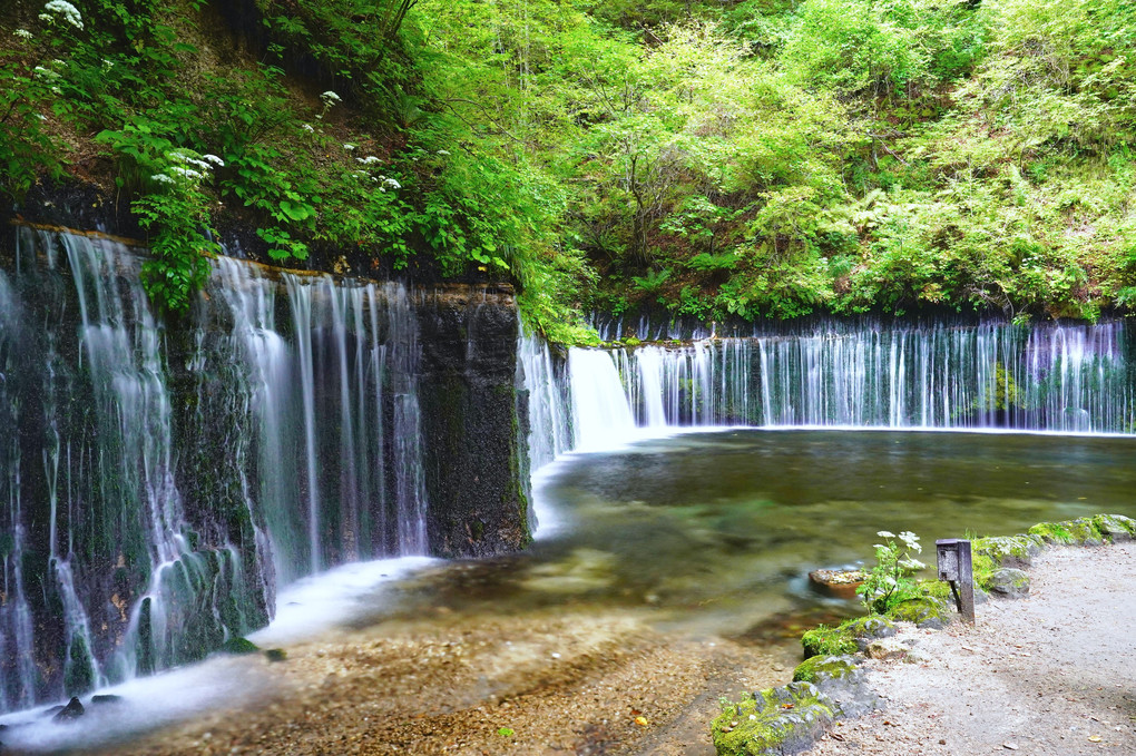 軽井沢白糸の滝　組写真