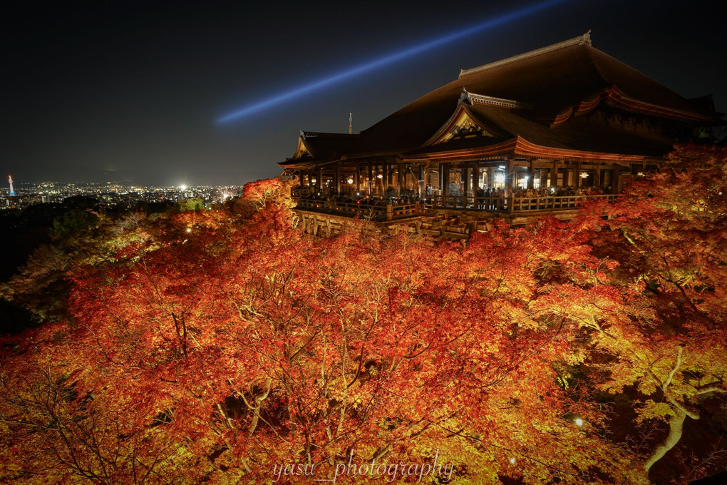 清水寺　夜景