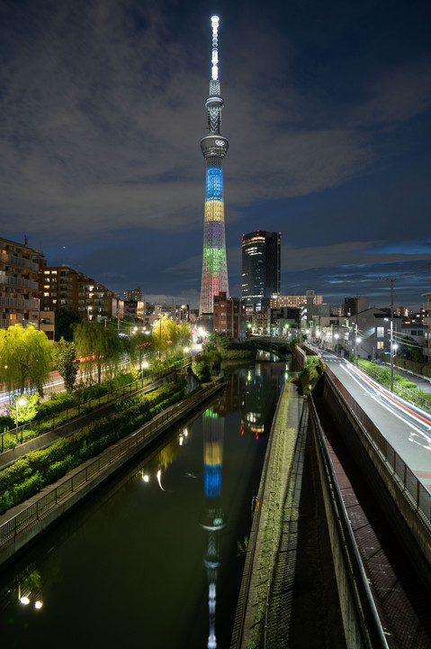 東京2020オリンピック仕様スカイツリー