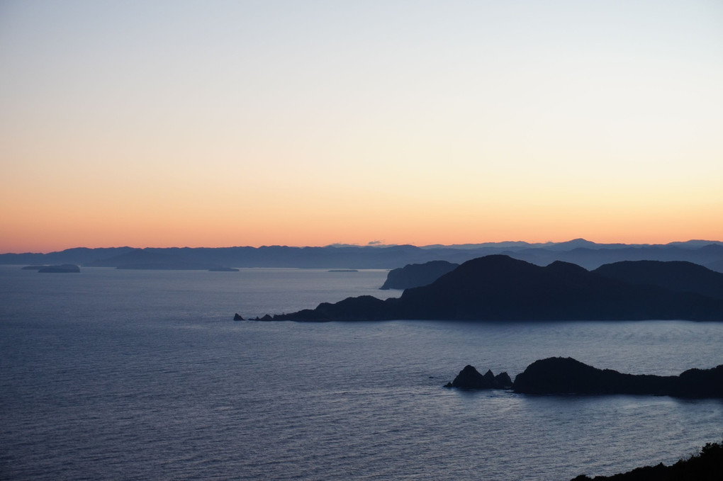 早朝の青海島