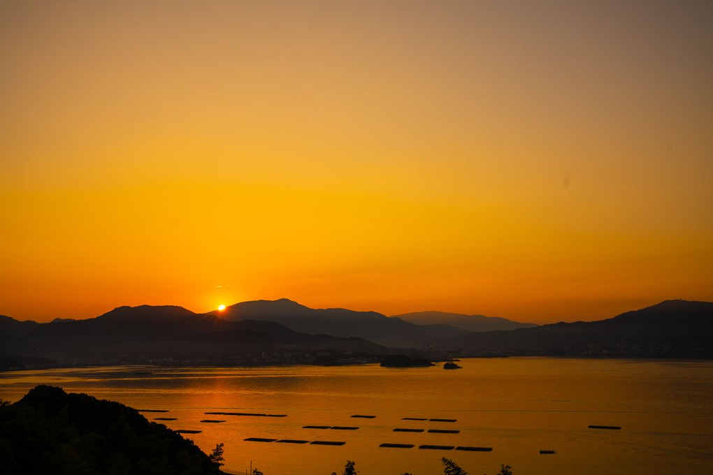 江田島の朝陽