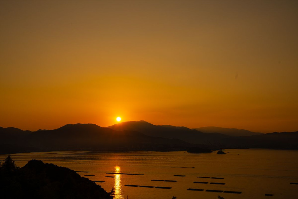 江田島の朝陽