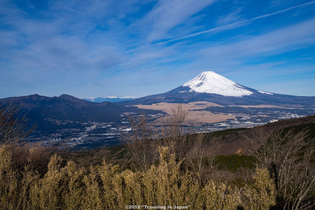 杓子峠からの富士