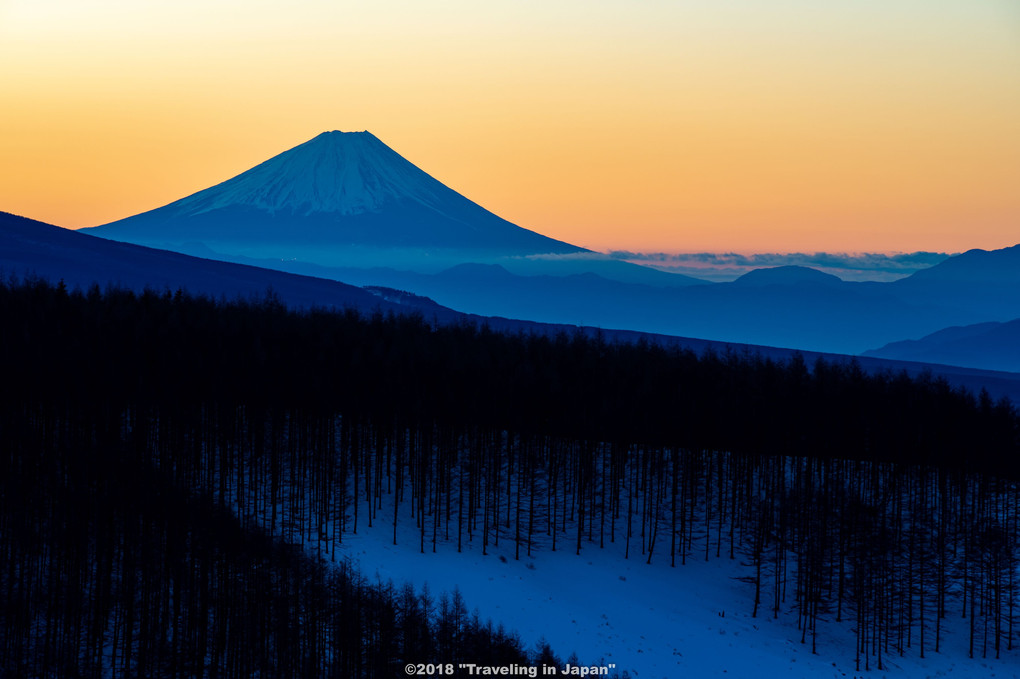 富士見台の夜明け　その２