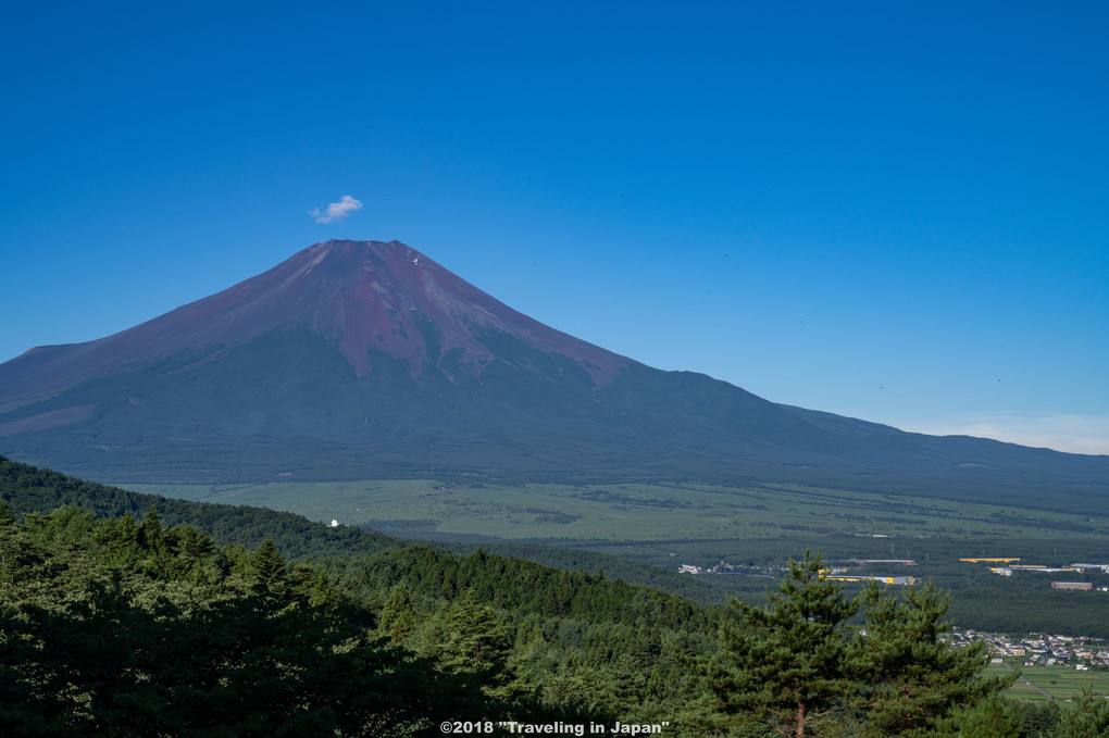 二十曲峠からの夏富士