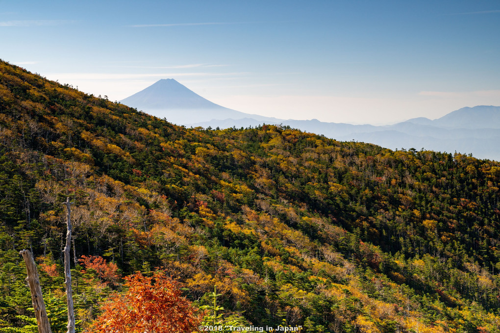 前国師ヶ岳からの富士