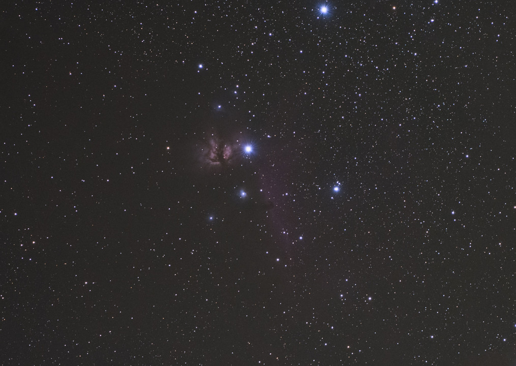 オリオン大星雲と馬頭星雲をSEL70200GM2で