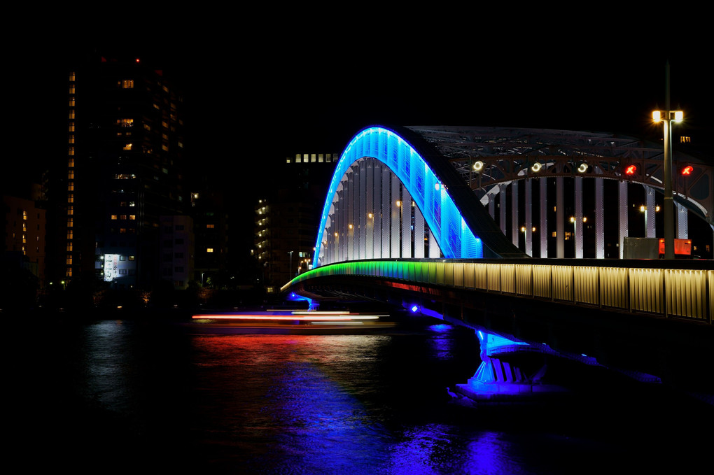 夜の永代橋