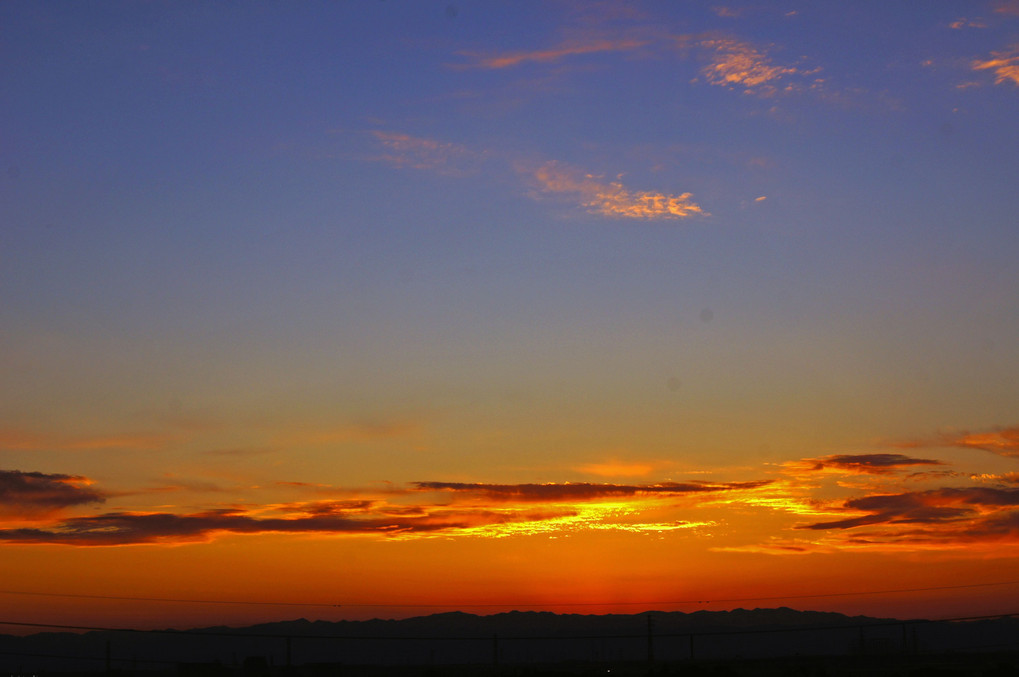 秋の夕暮れ