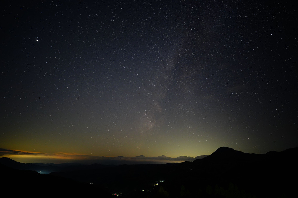 大望峠からの星景
