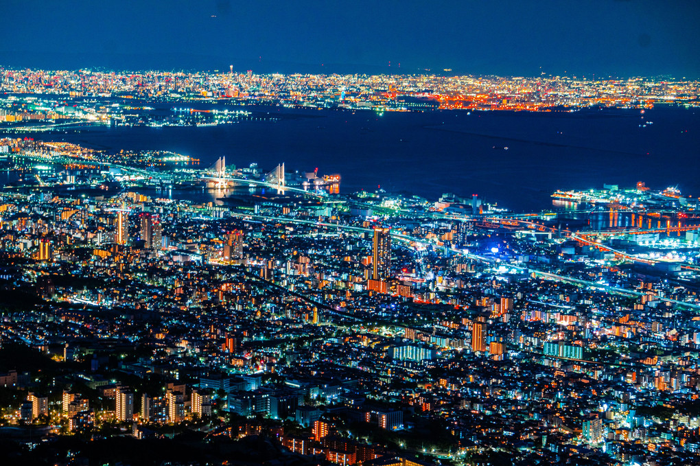 神戸掬星台1000万ドルの夜景