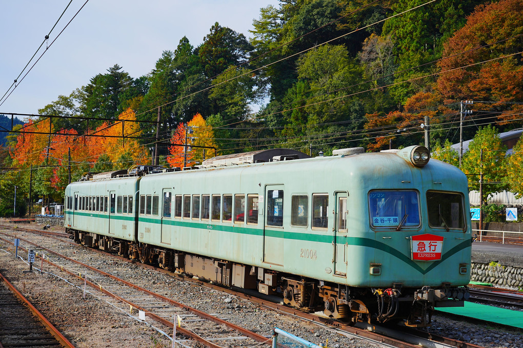 大井川鉄道千頭駅にて