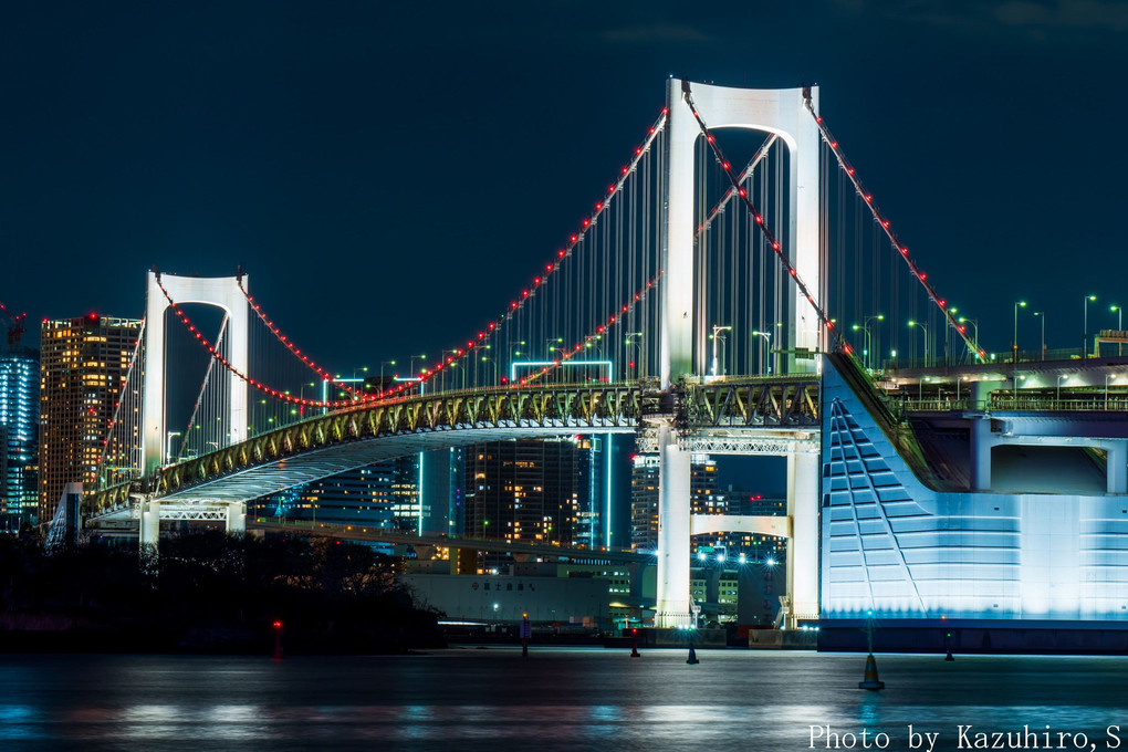 Rainbow Bridge with Tokyo Tower