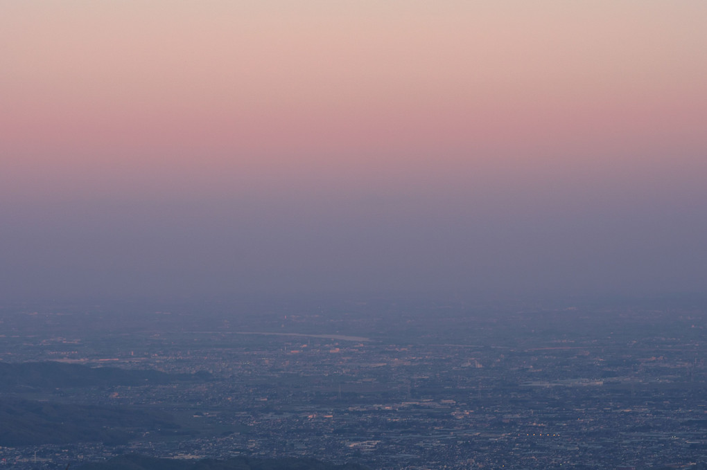 赤城山から西・南