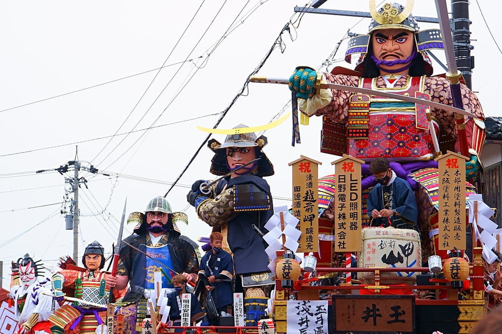 　令和４年　三国祭・山車巡行日より！