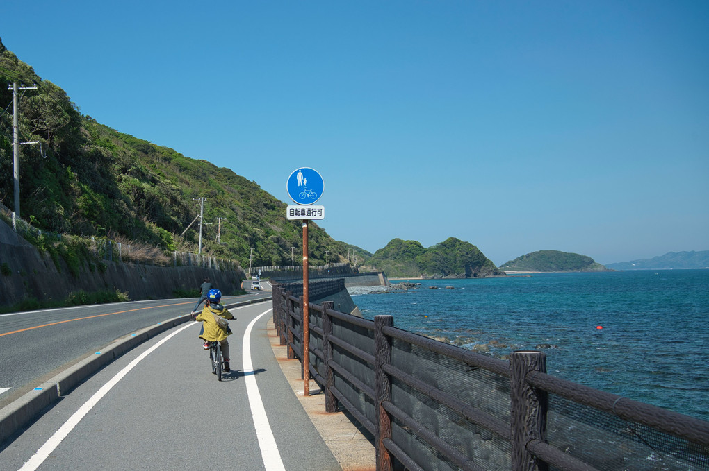 海辺の絶景ライド