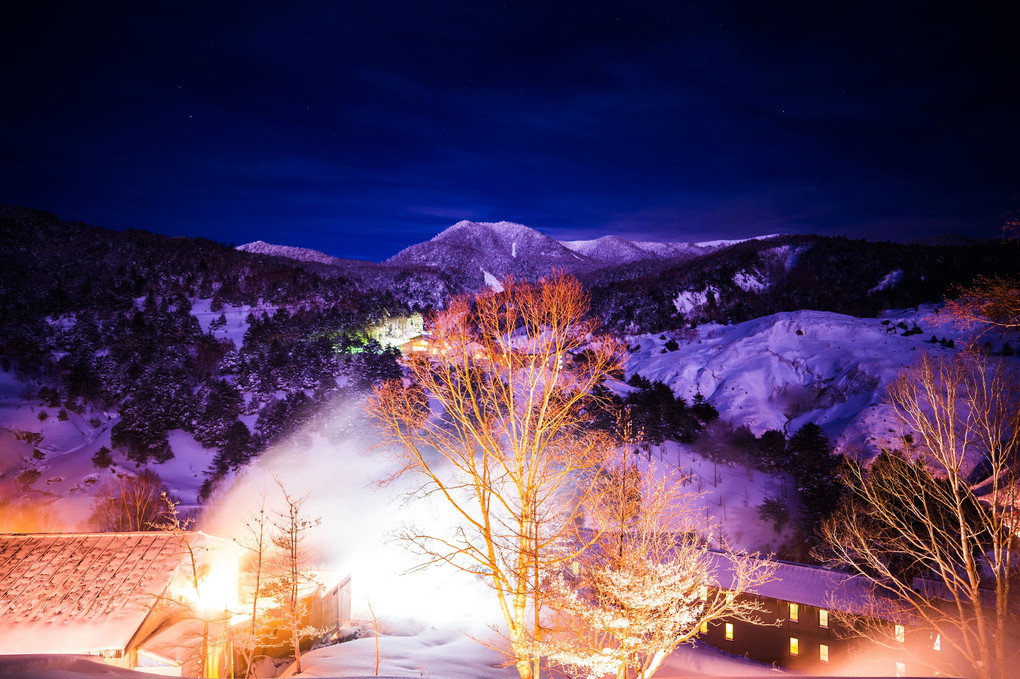 静寂の雪山