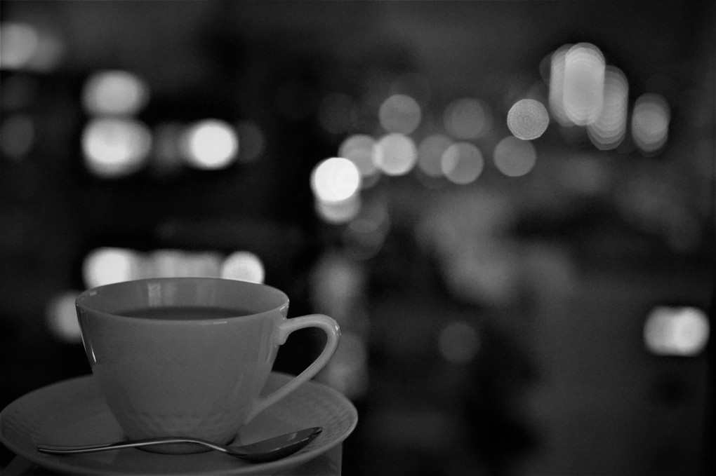 coffee ＆ night view