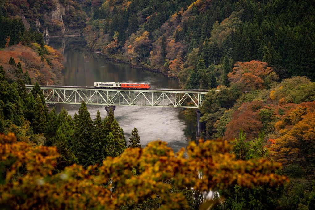 秋の只見線～その14～秋色の第2橋梁 #カレンダー2024