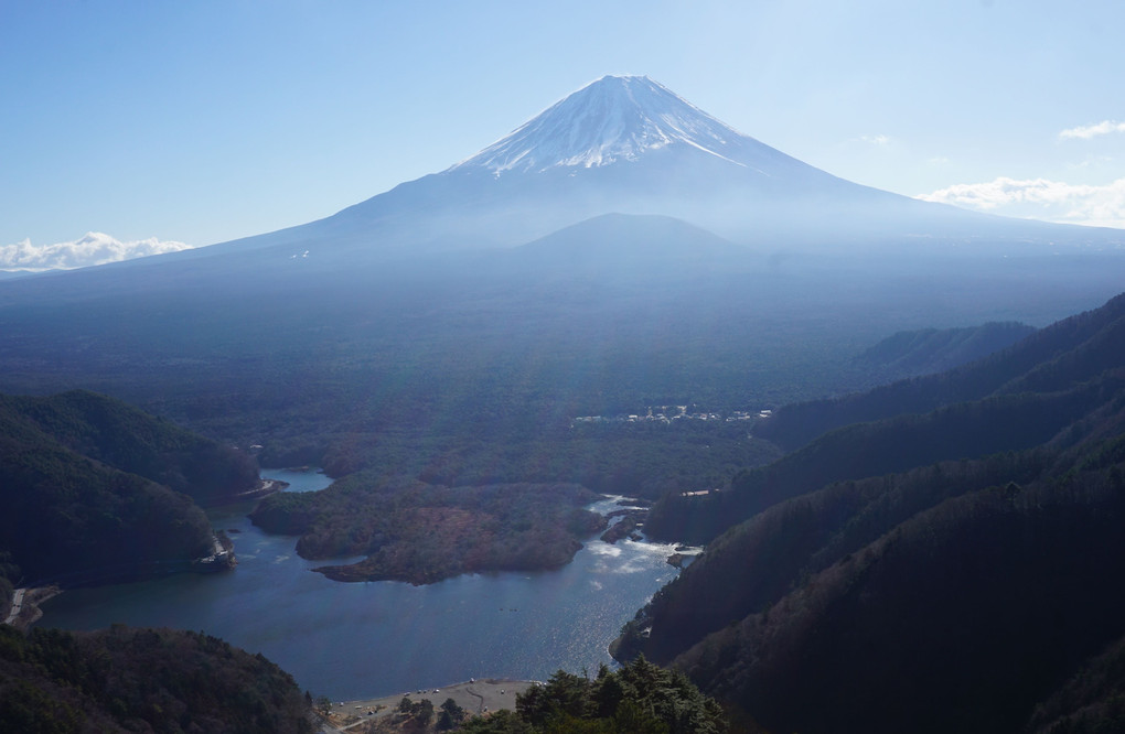 富士と精進湖