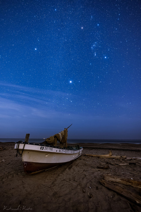 星砂の海と船と、残骸と