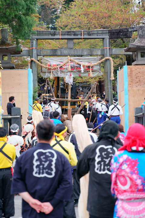 宮木諏訪神社の御柱祭
