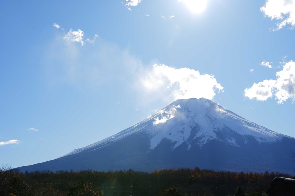 忍野八海からの富士山　2023.11.18