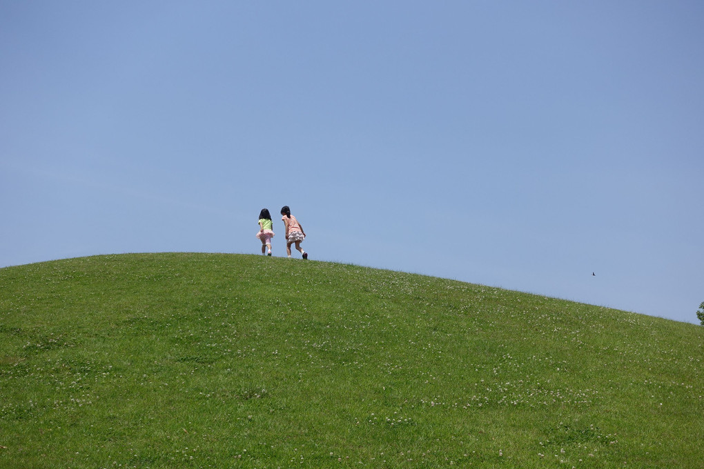 晴れた日の満濃公園（まんのう町）