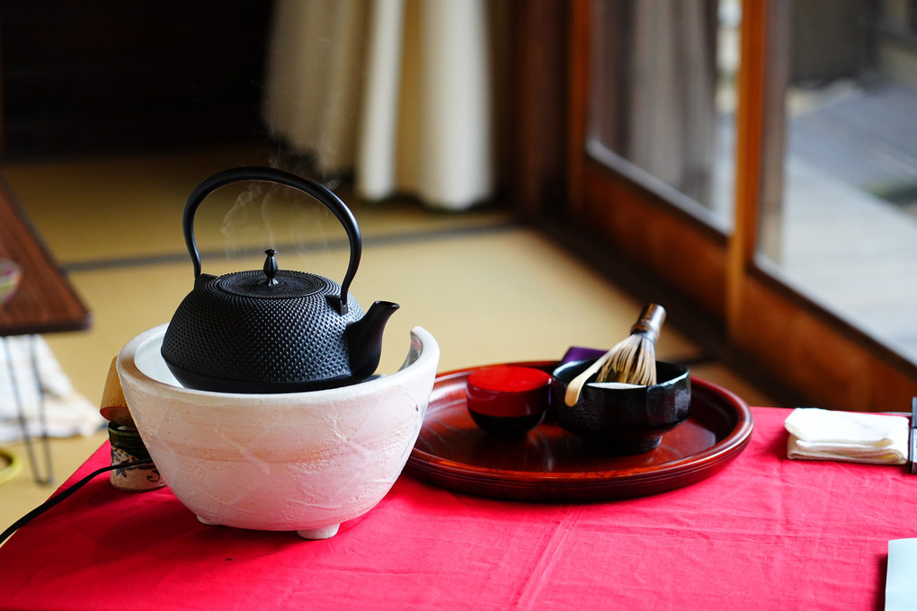 圓通寺茶会の茶道具