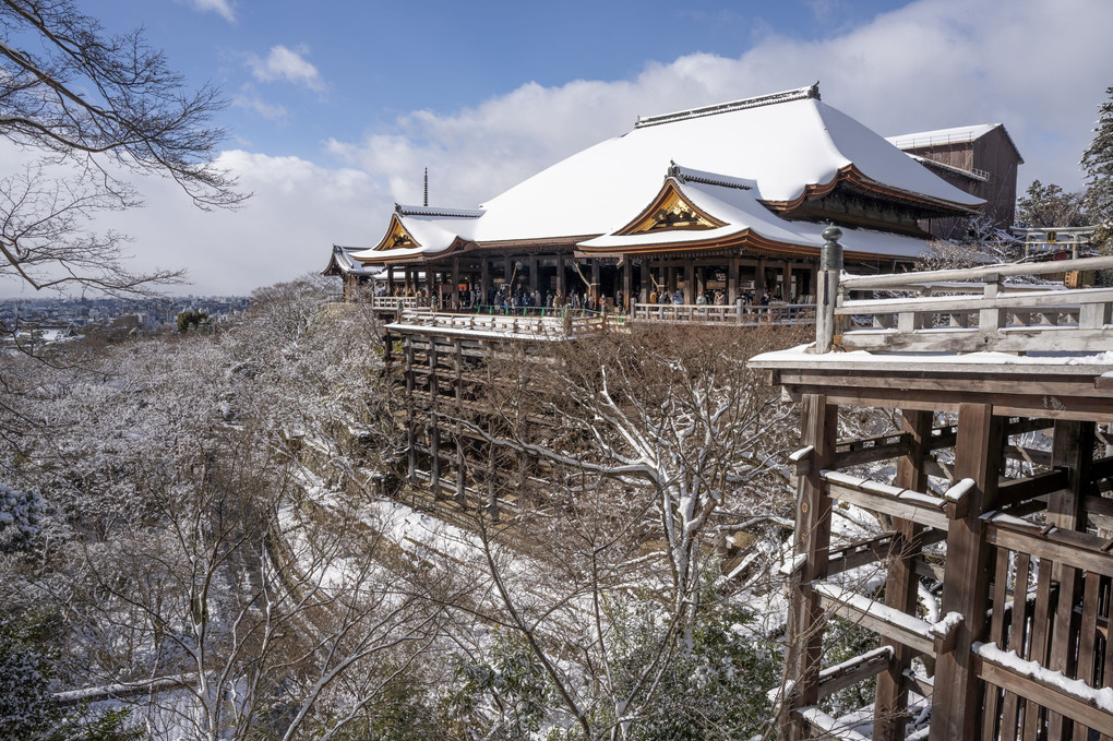 雪の清水寺
