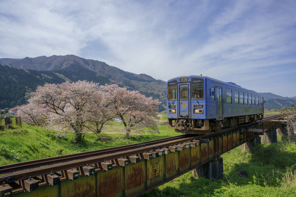 桜と若桜鉄道