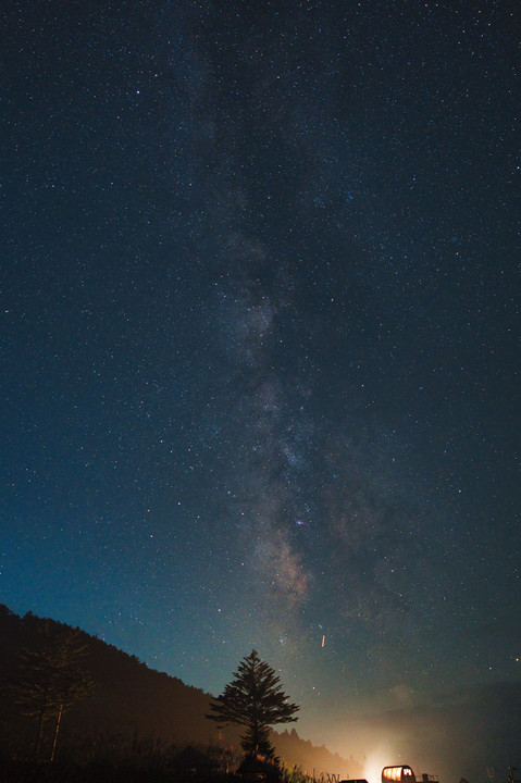 戸隠　天の川