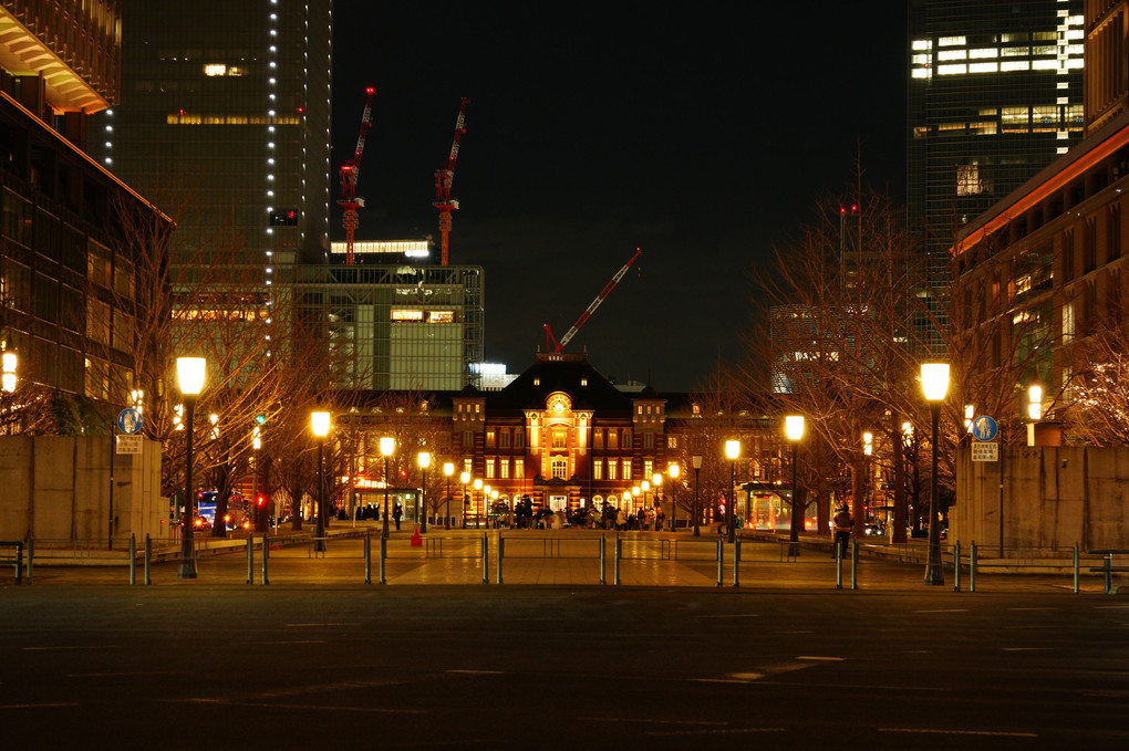 年明けの東京駅