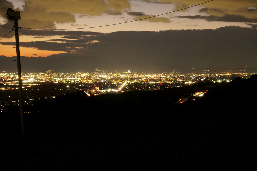 静岡県富士市の夜景