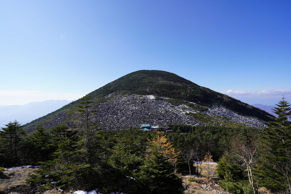 編笠山