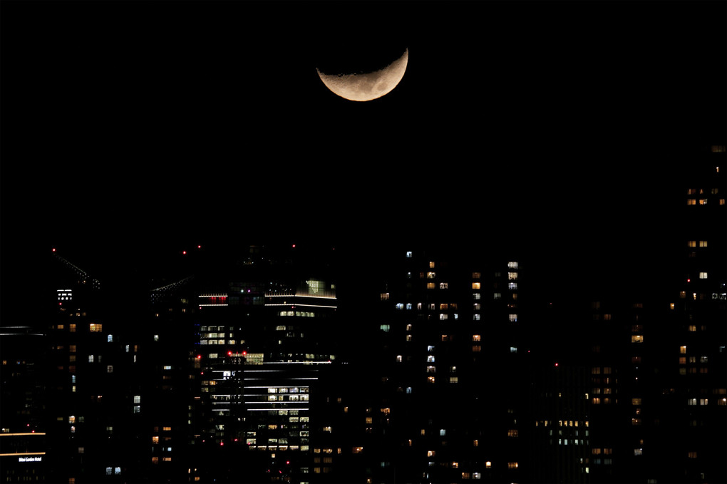 Urban Crescent Moon