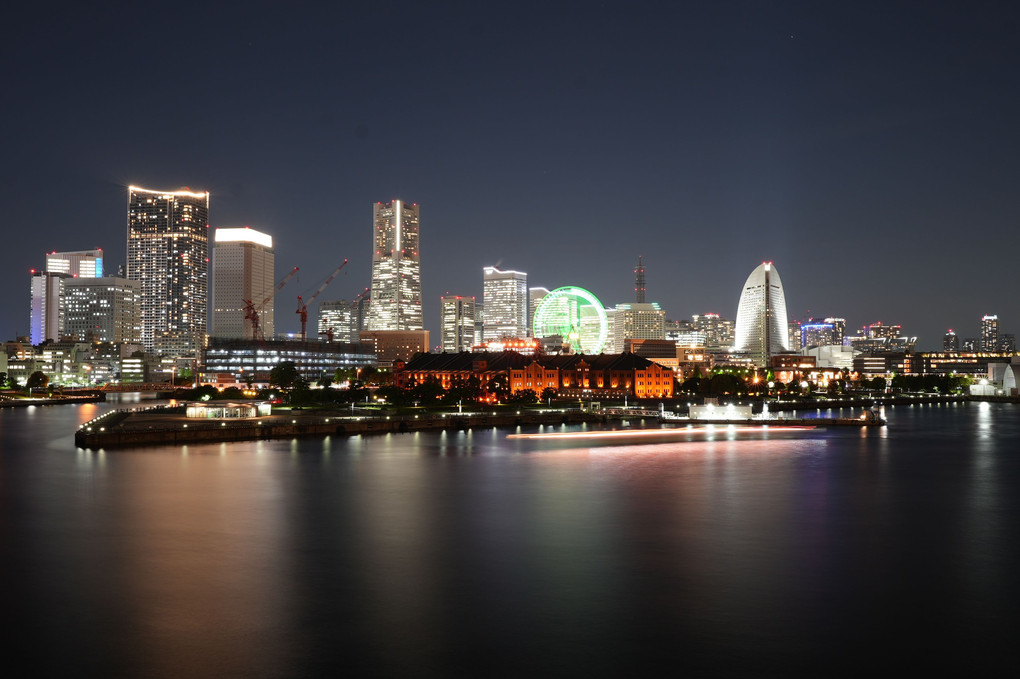横浜港の夜景