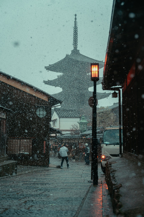 最強寒波in京都