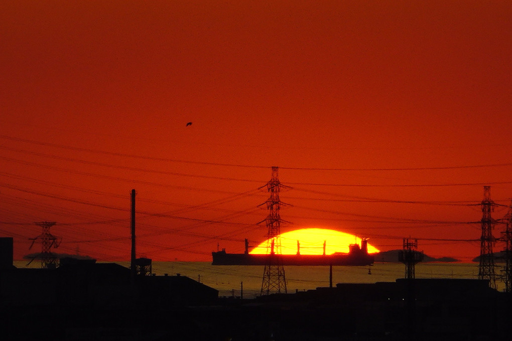 沈み行く太陽