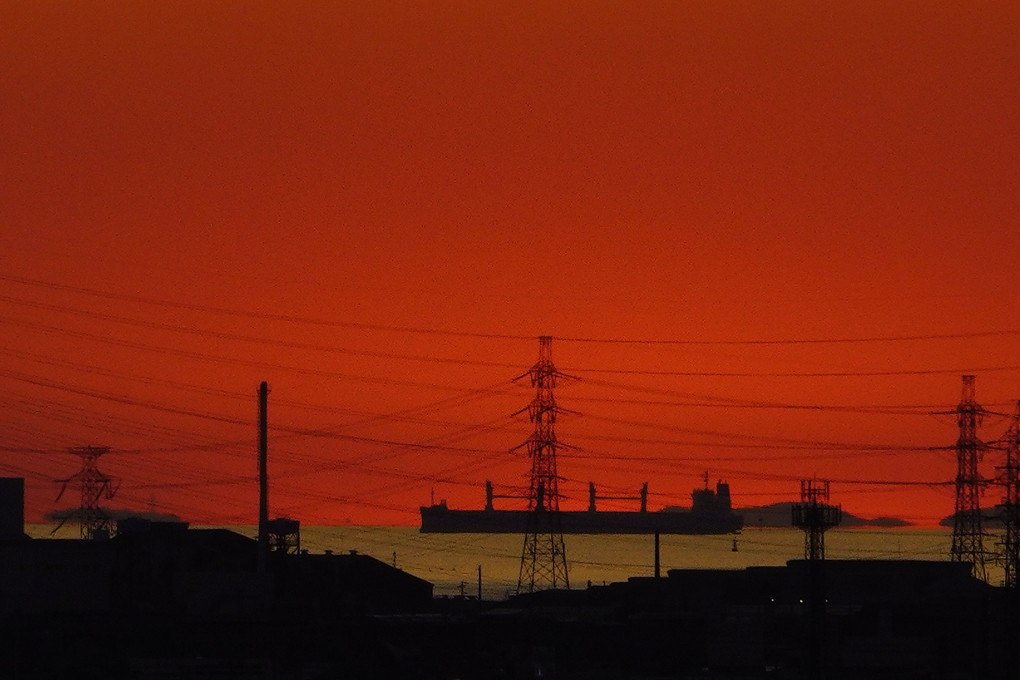 沈み行く太陽