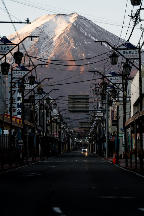 日常の中にある雄大な富士山