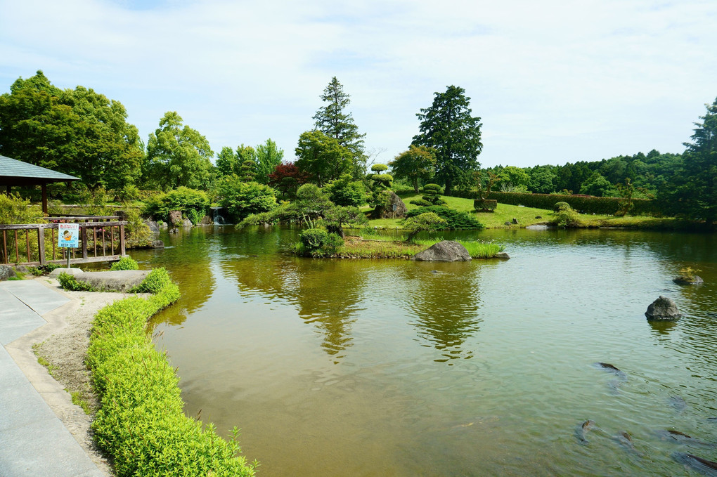 牛久の日本庭園