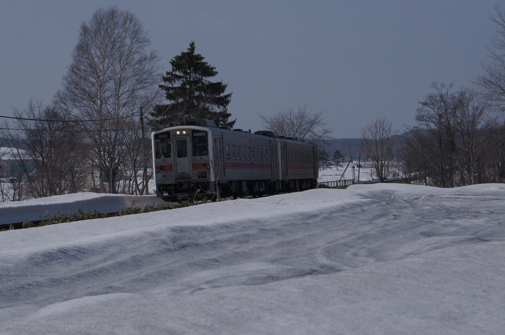 北海道「留萌本線」キハ５４　雪がなくなった時にはもう・・・そこに列車の姿はない