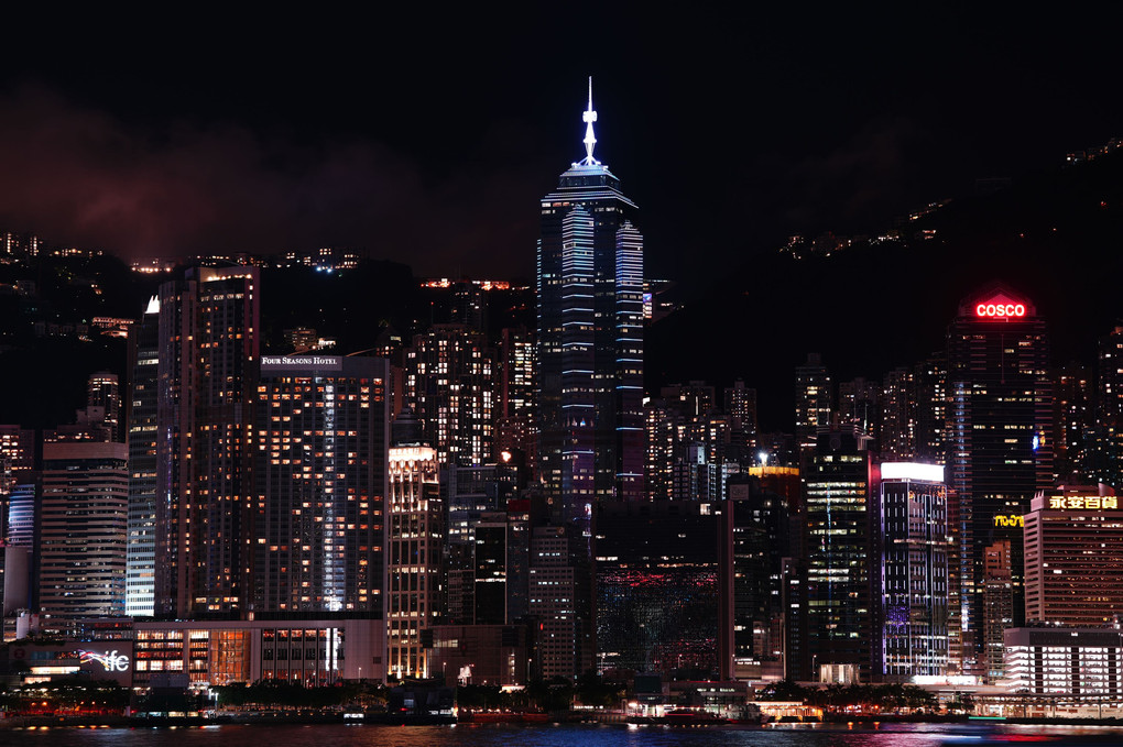 香港　中環　夜景1