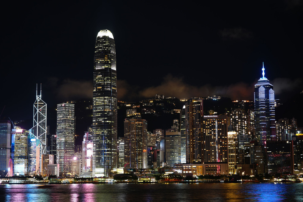 香港　セントラル　夜景2