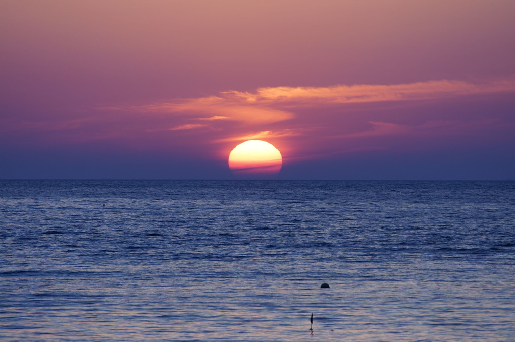 島根半島の夕陽はキレイ