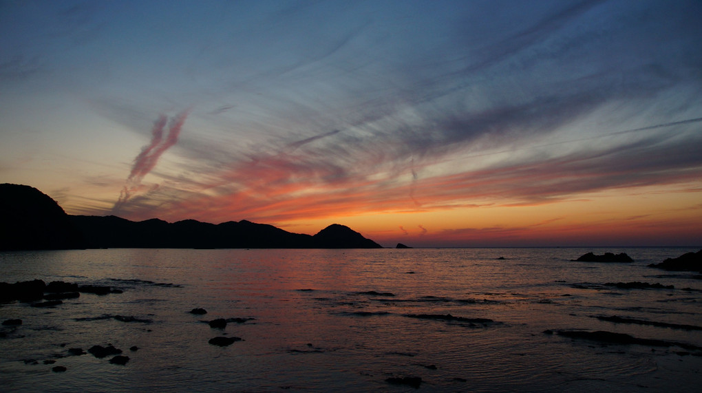 島根半島の夕陽はキレイ
