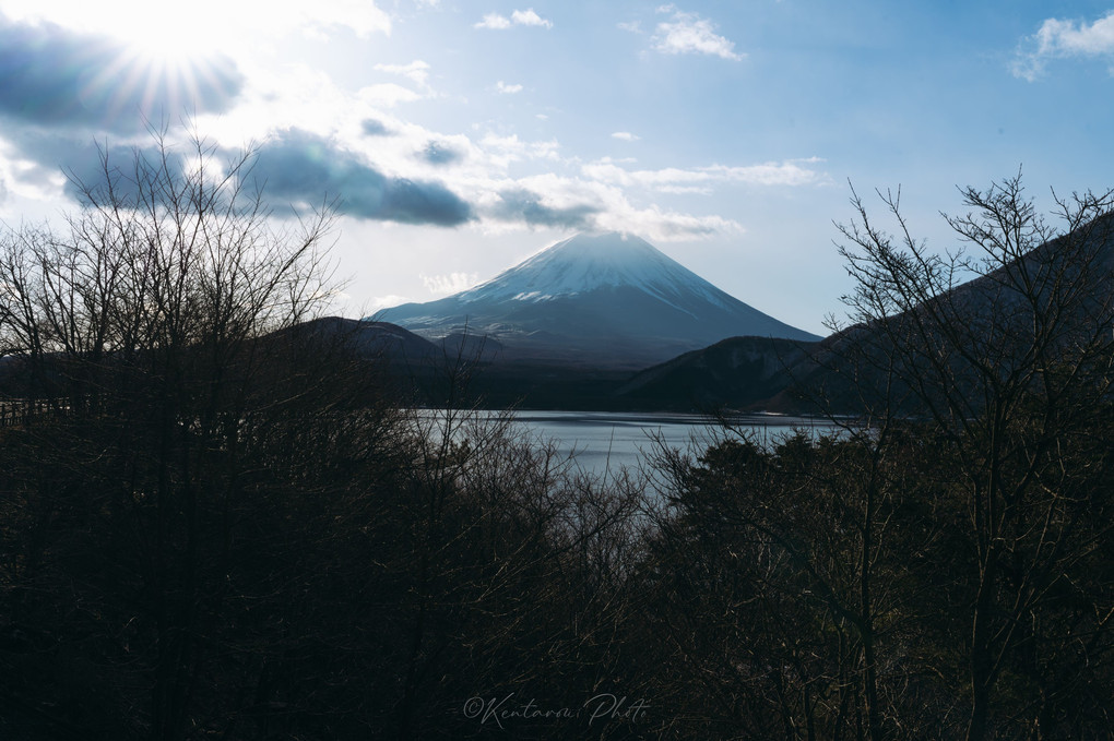 まっしろな富士山